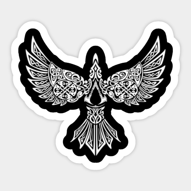 assassins creed valhalla raven logo